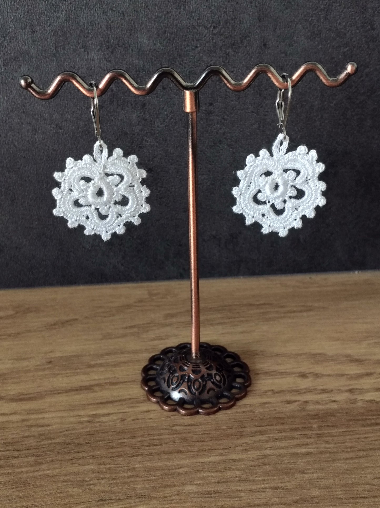 Fleurette irlandaise n°1 (Boucles d'oreilles)