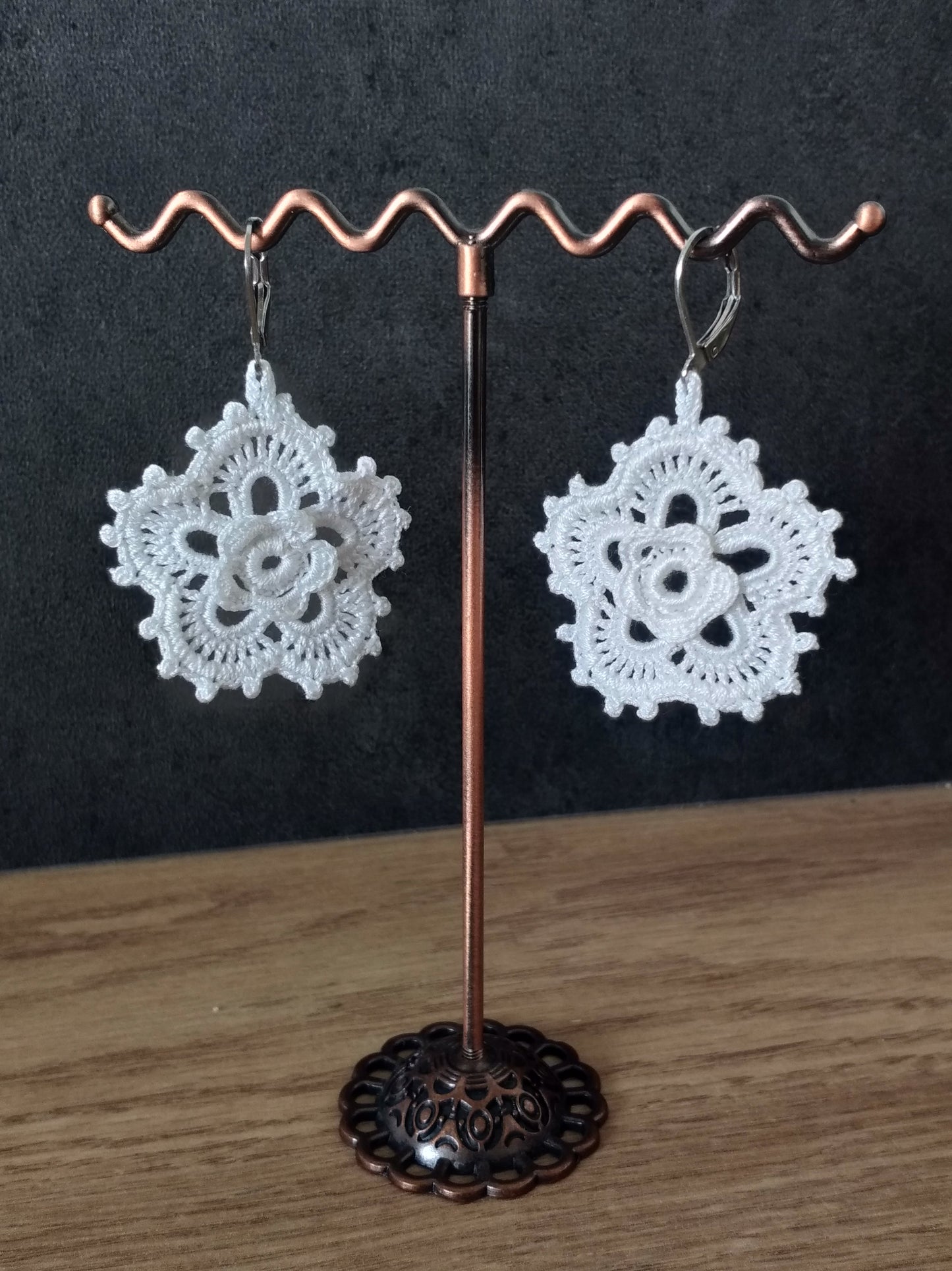 Fleurette irlandaise n°2 (Boucles d'oreilles)